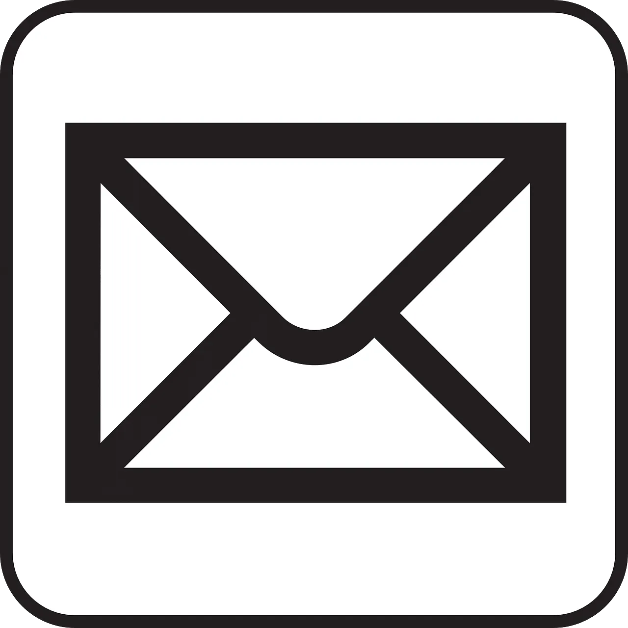 envelope representing contact us