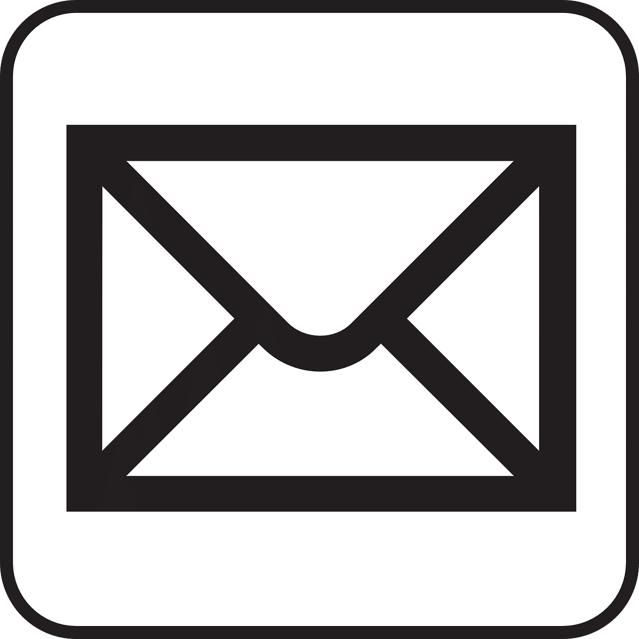 envelope representing contact us